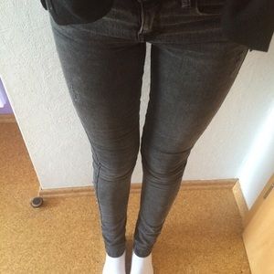 Grey only skinny jeans