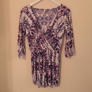 Multicolored floral romper