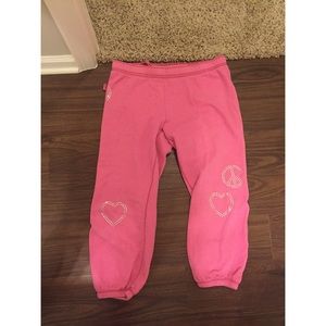 Pink vs sweat pants