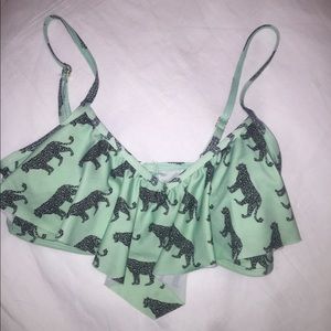 Gianni bini leopard swim top