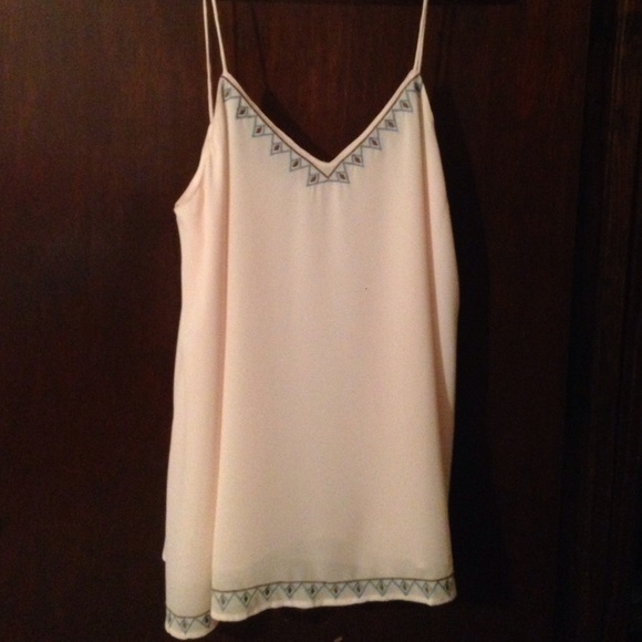 Cream Umgee Large Blouse with Aztec Print