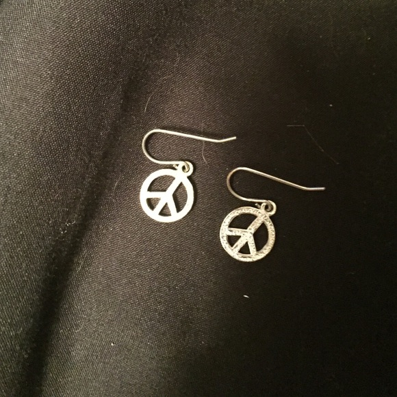 Peace earrings