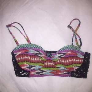 Aztec bikini top