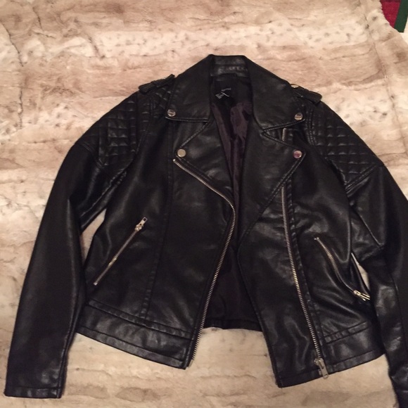 Forever 21 faux leather jacket