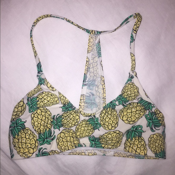 Delia's Other - Pineapple bikini top