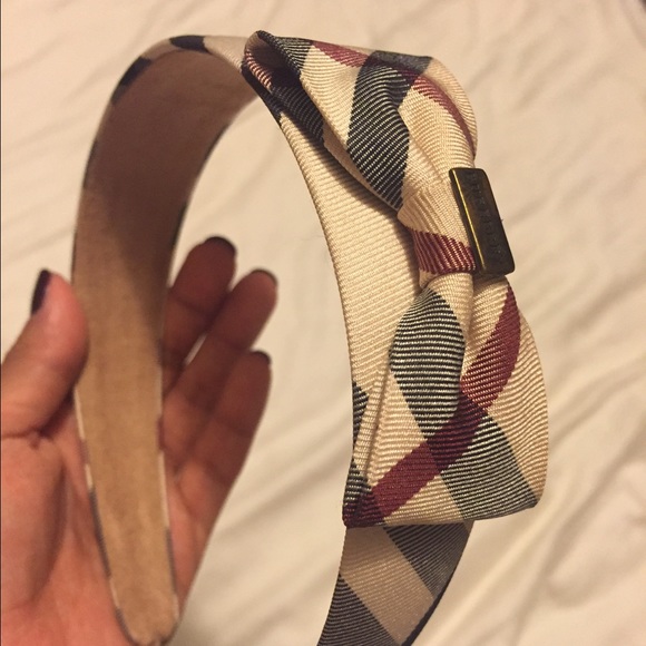 Headband, Burberry colors.