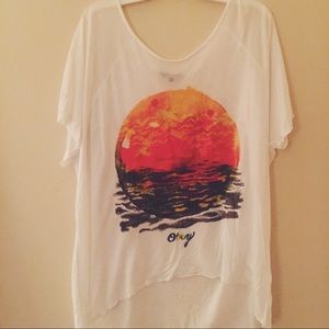 Oversized OBEY graphic tee