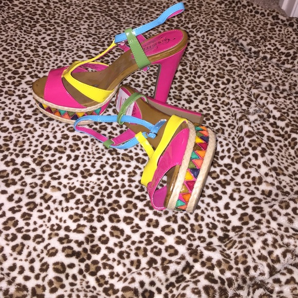 Colorful Fun Heels - Picture 3 of 3