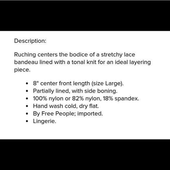 Free People Bandeau - Picture 4 of 4