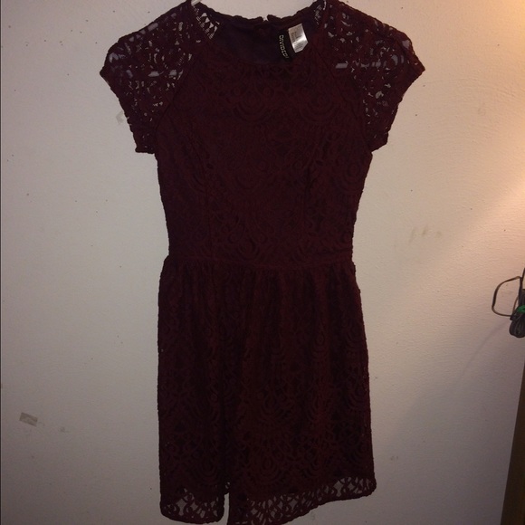 Maroon dress