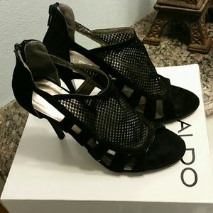 Aldo open toe heels