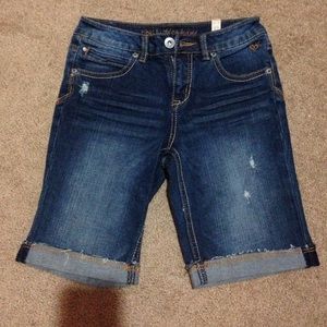 Brand new Justice Jean shorts. Kids size 12