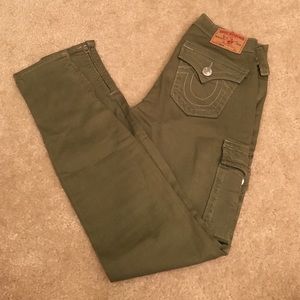 True religion cargo skinny jeans