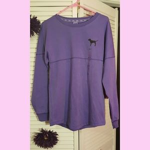 No Trade || VS PINK || PURPLE THICK CREW NECK.