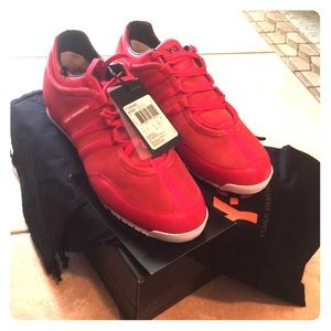 Yohji Yamamoto Y-3 Red adidas shoes. Brand New!