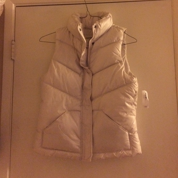 White Puffy Vest