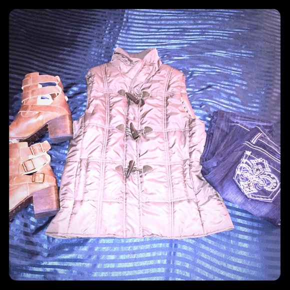 Army Green Puffer Vest