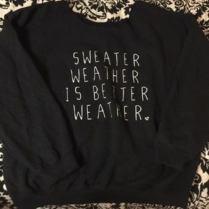 Sweater Weather is better weather