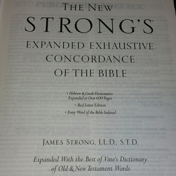 Strong's Concordance - Picture 2 of 2