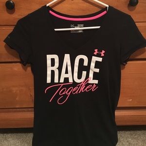Breast cancer awareness underarmor tee