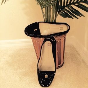 Anne Klein Oates black Leather Loafers