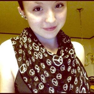 Peace sign scarf!