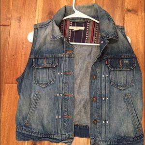 Levi Jean vest for women