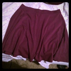 Purple skater skirt