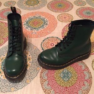 Green Dr. Martens