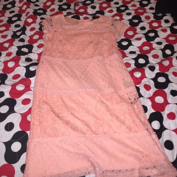 Nice peach dress