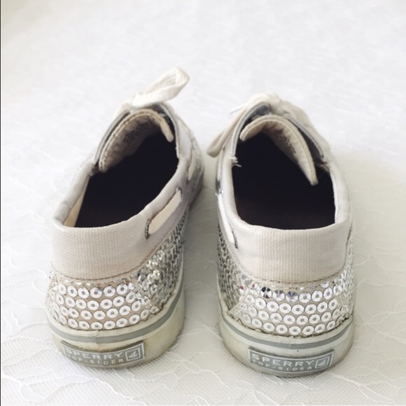 Silver sequin sperrys - Picture 4 of 4