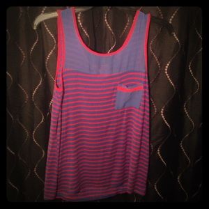 Striped Tank w/ Pocket