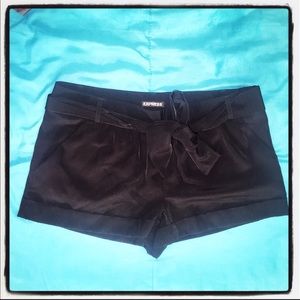 Express black shorts
