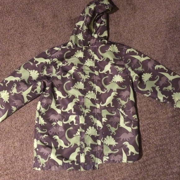 Boys lined rain jacket size medium 7-8.