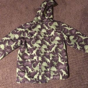 Boys lined rain jacket size medium 7-8.