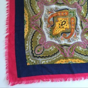 Paisley pattern square scarf by Madewell