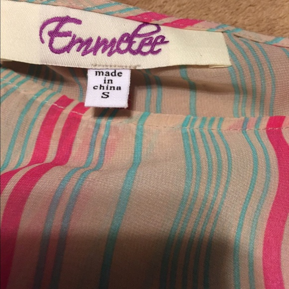 Sheer striped top - Picture 4 of 4