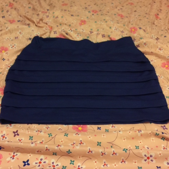 Blue skirt