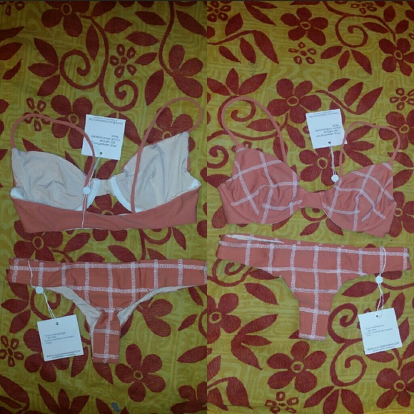 New acacia set papaya bikini manhattan sandy's M S - Picture 3 of 4