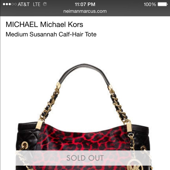 🎀SOLD🎀RARE Michael Kors Savannah Tote Purse - Picture 2 of 4