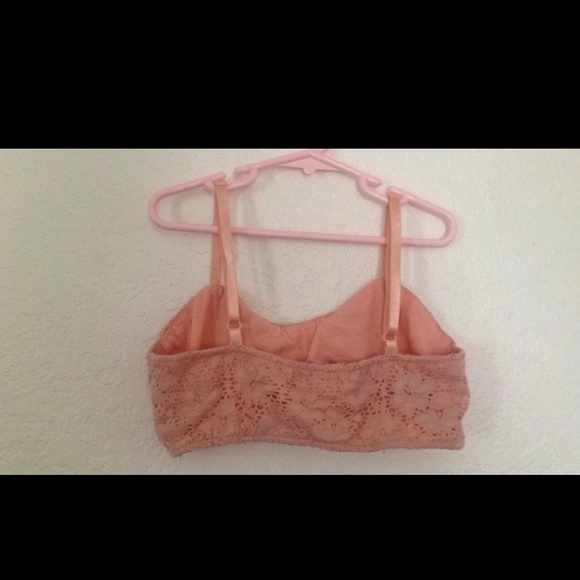 Orange Cream Knit Bralette - Picture 2 of 2