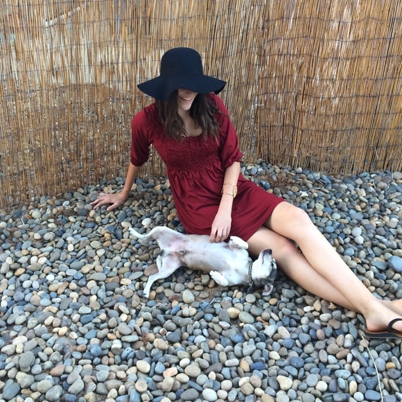 Red Ruffle Dress - Picture 2 of 2