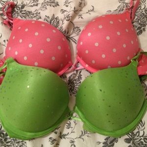 Two bombshell bras