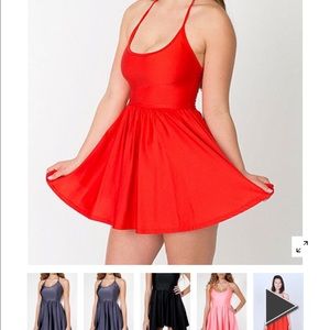 AA red figure skater dress