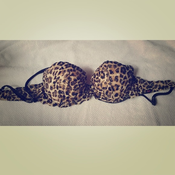 Victoria's Secret Cheetah Date Push up-36B
