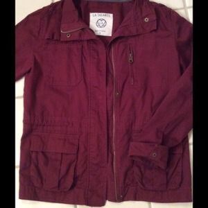 LA Hearts Burgundy Jacket 🍂