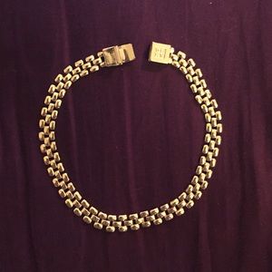 DKNY gold choker