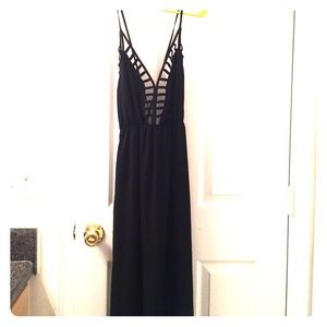 Sexy Black Maxi Dress