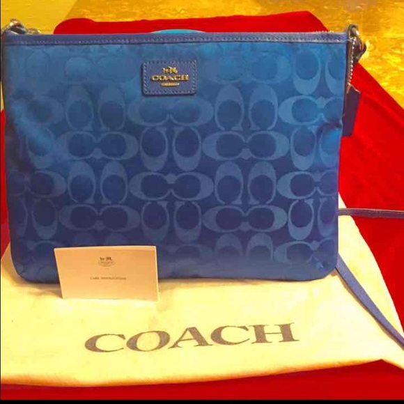 Blue Coach Satchel
