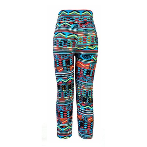 ❌DONATED ❌ Blue stripe capri! NEW! - Picture 2 of 5